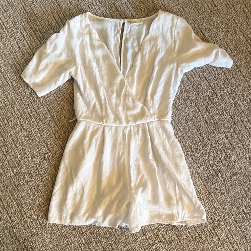 Altar'd State Cream Jumpsuit